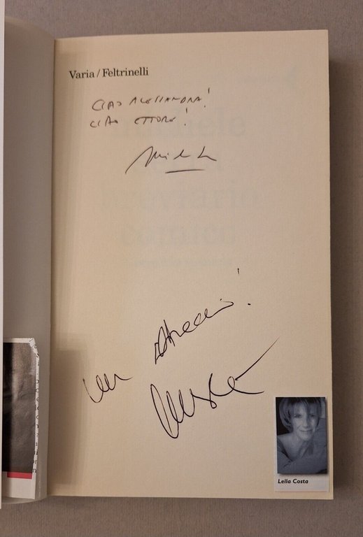 MICHELE SERRA BREVIARIO COMICO FELTRINELLI 2008 AUTOGRAFATO