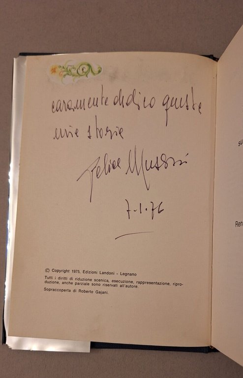 MICHELE SERRA BREVIARIO COMICO FELTRINELLI 2008 AUTOGRAFATO