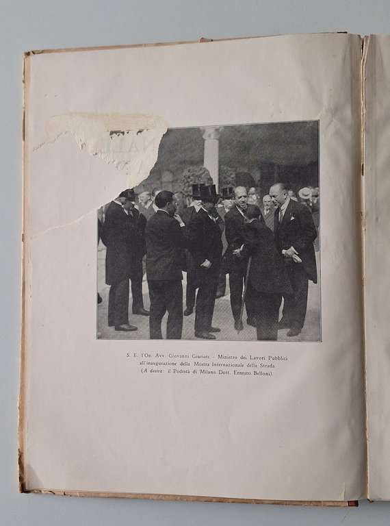 MOSTRA INTERNAZIONALE DELLA STRADA MILANO SETTEMBRE 1926 BESTETTI TUMINELLI