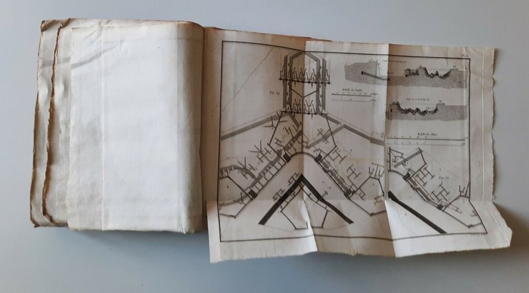 MOUZE TRAITE' DE FORTIFICATION SOUTERRAINE A PARIS CHEZ LEVRAULT 1804