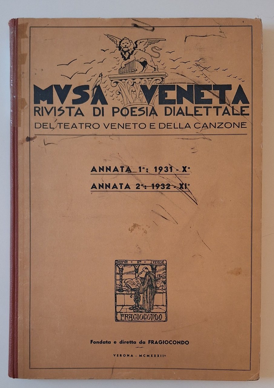 MUSA VENETA RIVISTA DIALETTALE DEL TEATRO VENETO ANNATA 1° - …
