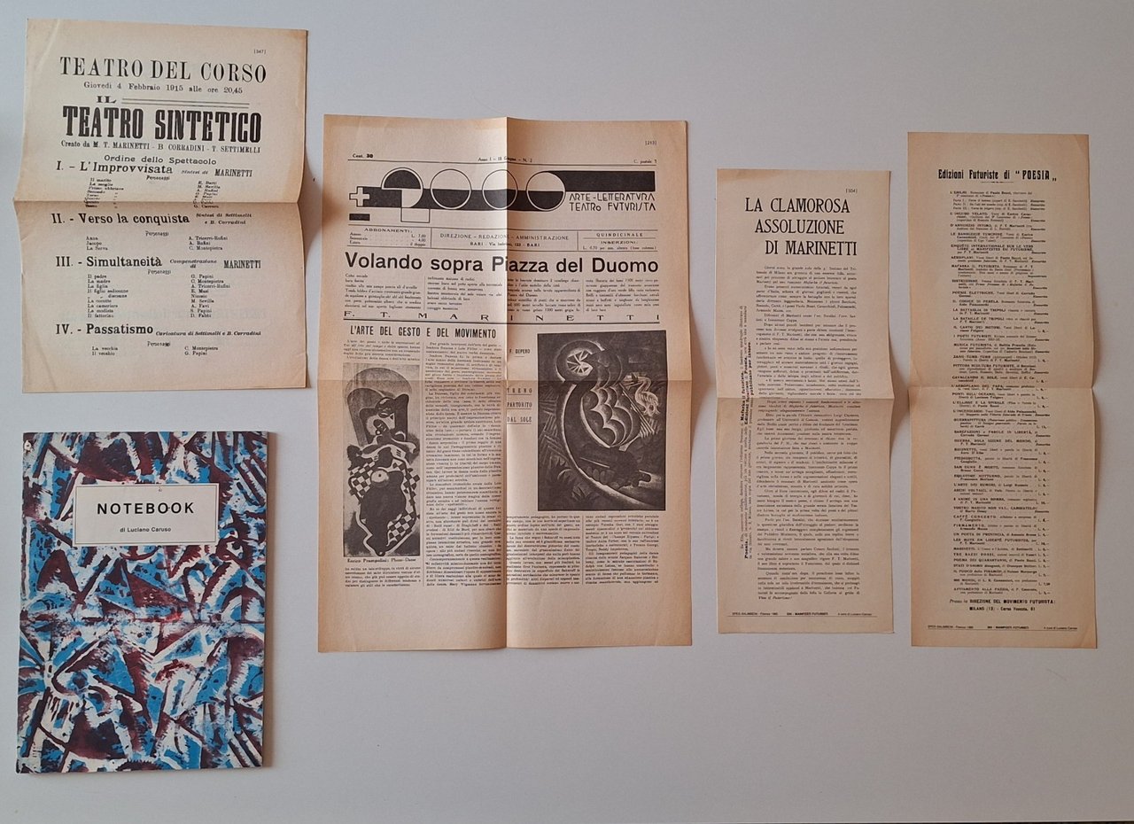 NOTEBOOK LUCIANO CARUSO SPES SALIMBENI 1980