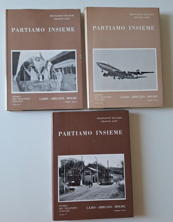 OGLIARI SAPI PARTIAMO INSIEIME VOL. 3- 5- 6 LAZIO ABRUZZO …