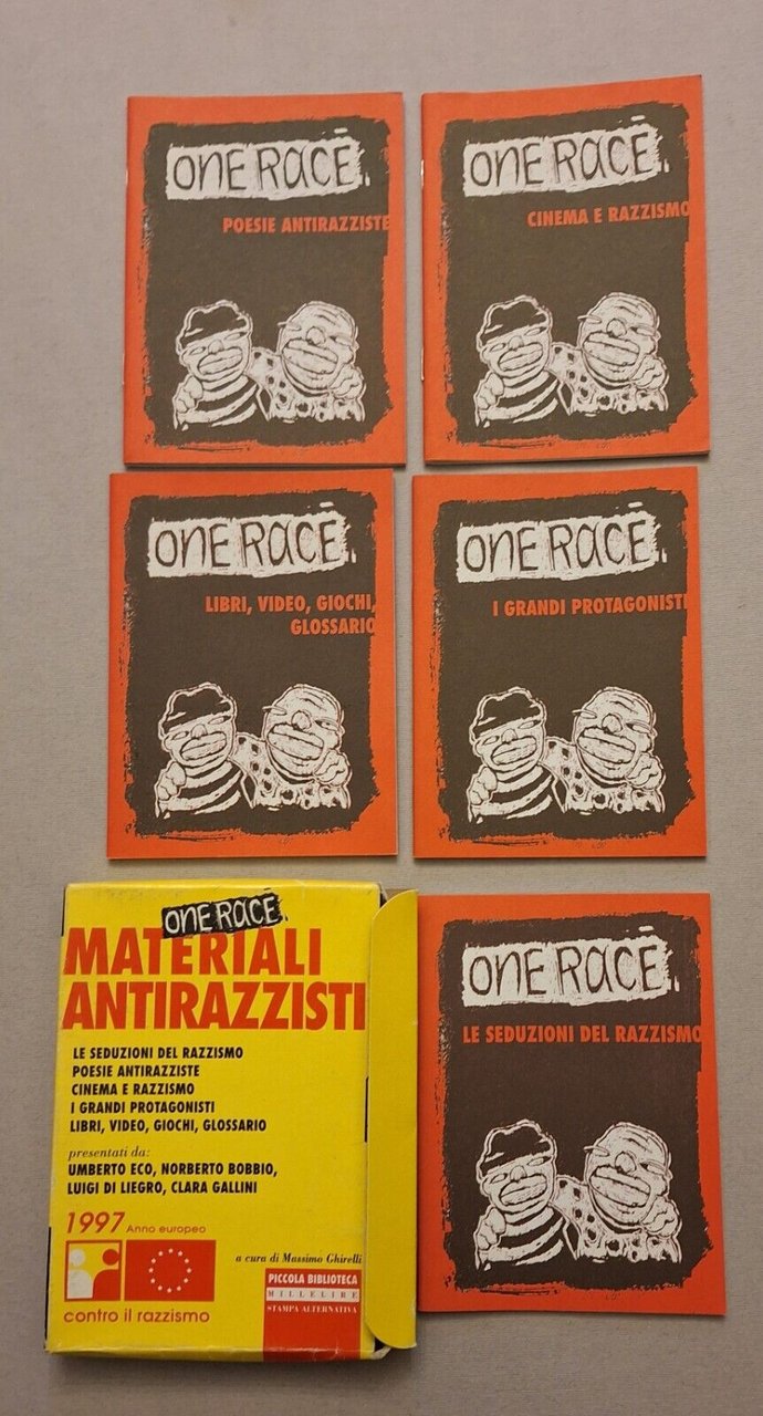 ONE RACE MATERIALI ANTIRAZZISTI MILLELIRE STAMPA ALTERNATIVA1997
