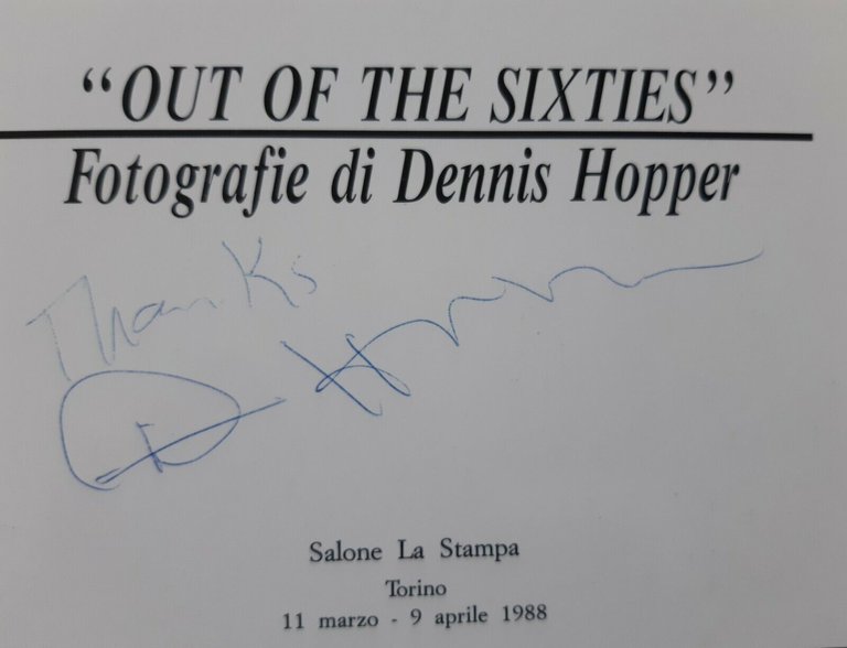 OUT OF THE SIXTIES FOTOGRAFIE DENNIS HOPPER CATALOGO LA STAMPA …