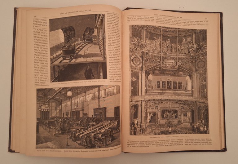 PARIGI E L'ESPOSIZIONE UNIVERSALE 1889 FRATELLI TREVES 1890
