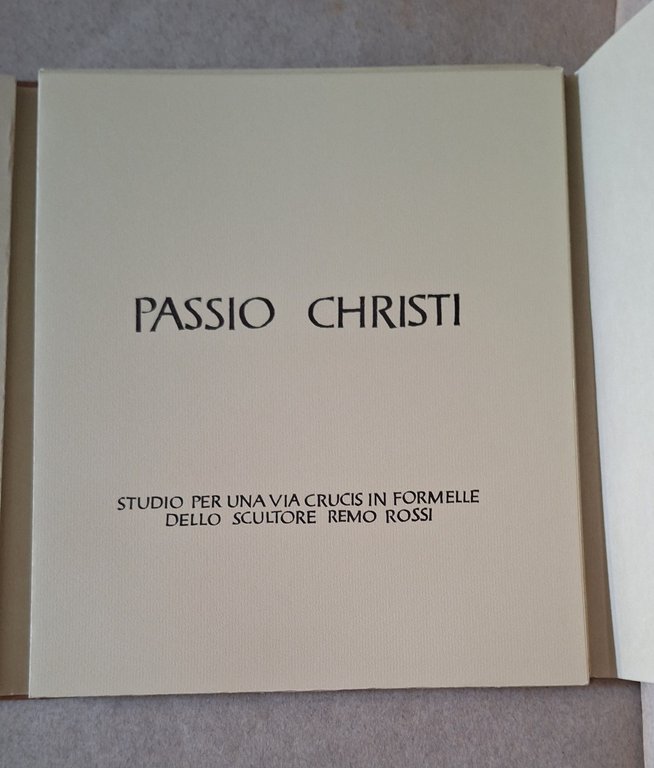 PASSIO CHRISTI STUDIO VIA CRUCIS IN FORMELLE REMO ROSSI ED. …