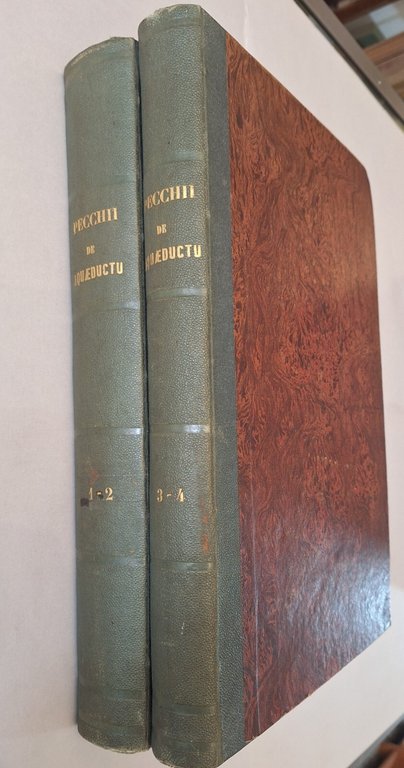 PECCHIO TRACTATUS DE AQUAEDUCTU C.F. MAGRIJ ?71707/1710/1713 4 VOLUMI