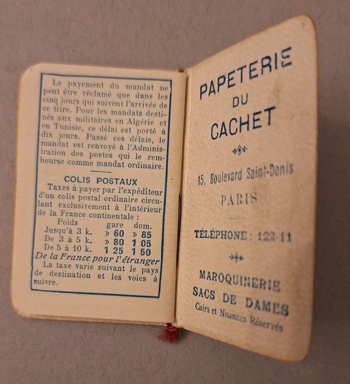 PETIT ALMANACH / CALENDRIER DAL 1901 AL 1930 PAPETERIE CACHE …