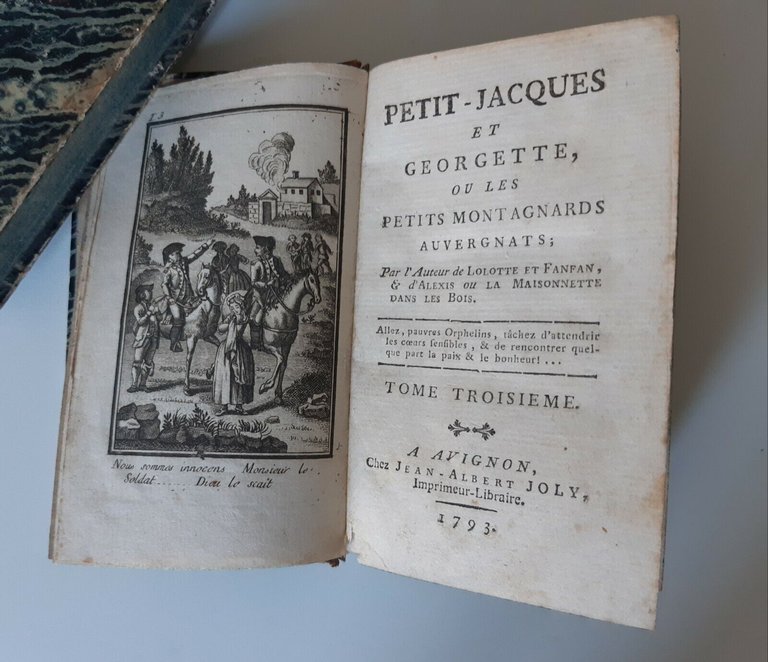 PETIT JACQUES ET GEORGETTE OU LES PETITS MONTAGNARDS AVIGNON 1793 …