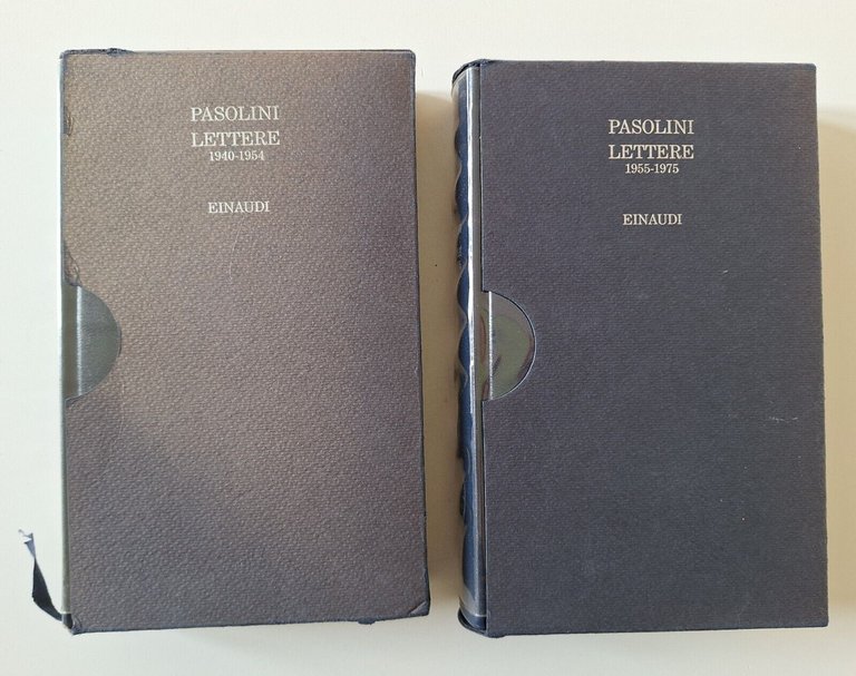 PIER PAOLO PASOLINI LETTERE 1940-1954 1955-1975 EINAUDI 1986 / 1988 …