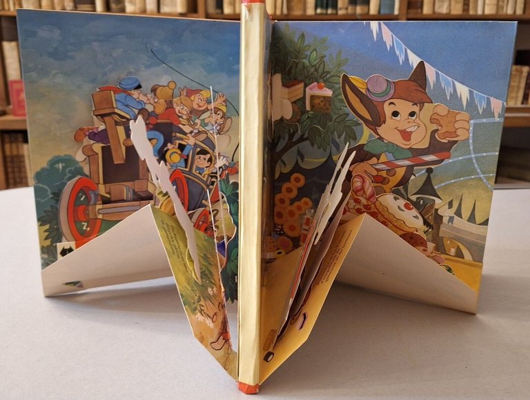 PINOCCHIO WALT DISNEY FERNAND NATHAN LIVRE CAROUSEL LIBRO TEATRO