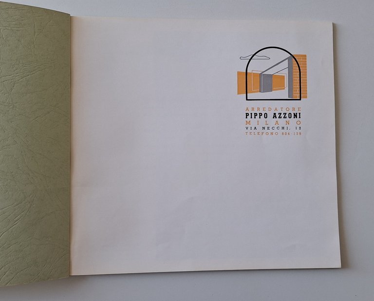 PIPPO AZZONI ARREDAMENTI MILANO CATALOGO COMMERCIALE