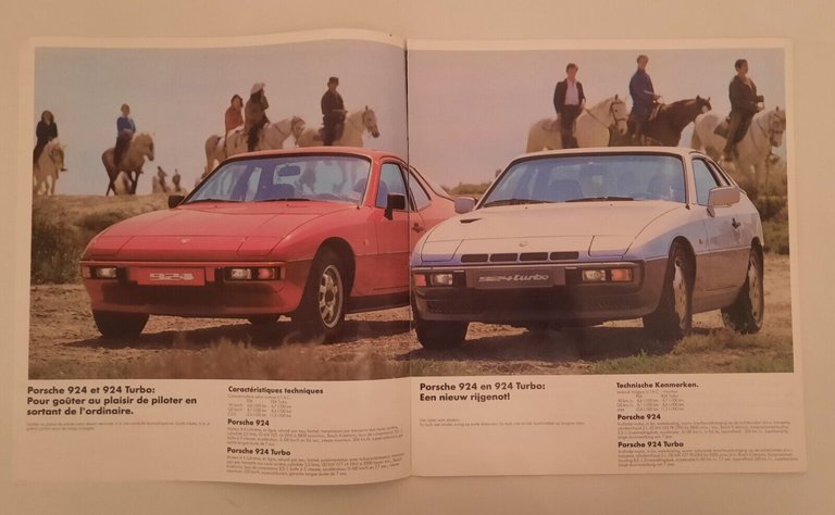 PORSCHE 924 - 924 TURBO BROCHURE