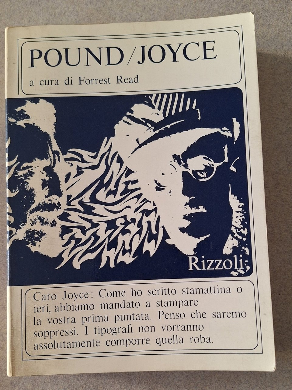 POUND / JOYCE LE LETTERE A JOYCE E ISAGGI SU …