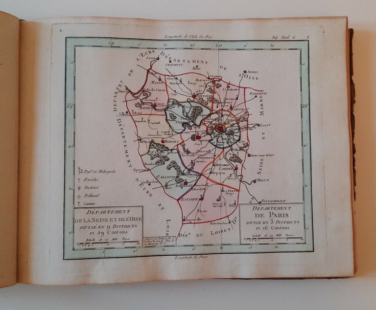 PRECIS ELEMENTAIRE METHODIQUE NOUVELLE GEOG. DE FRANCE DESINEE ..A PARIS …