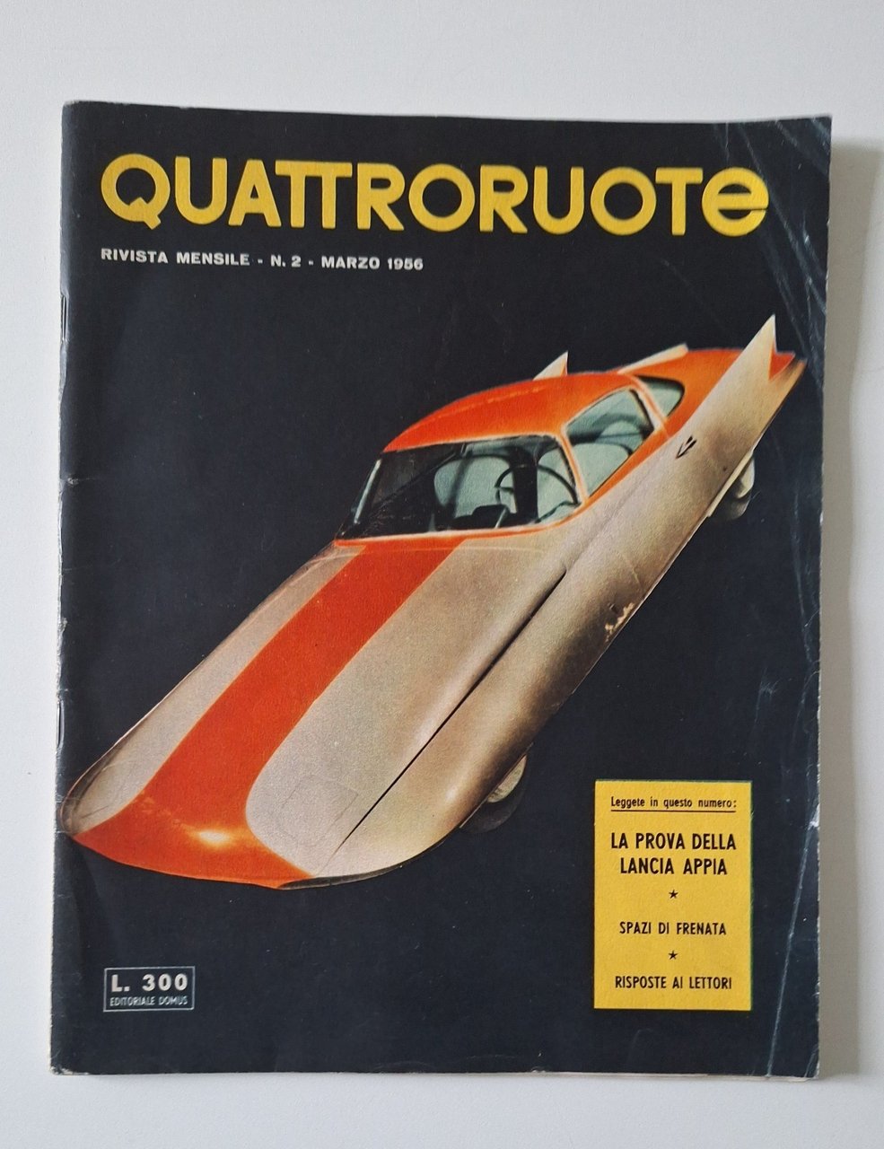 QUATTRORUOTE N. 2 MARZO 1956 RIVISTA MENSILE