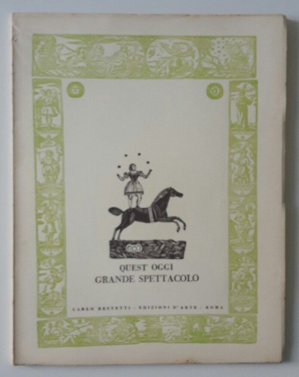 QUEST'OGGI GRANDE SPETTACOLO STAMPE POPOLARI BESTETTI 1960