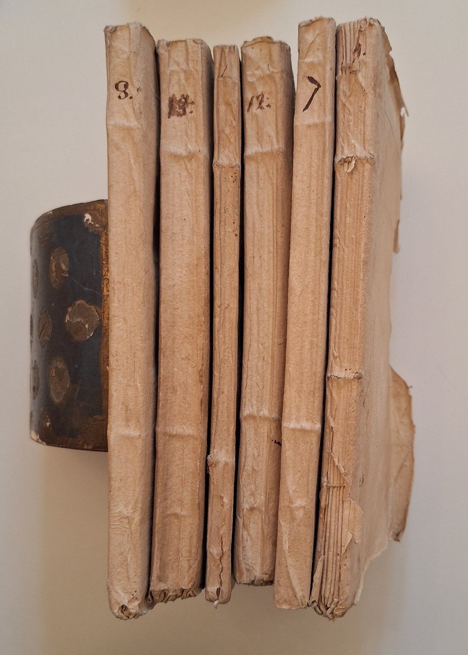 RACCOLTA ORDINI PROVVIDENZE AUTORITA' COSTITUITE VOL. 1-7-8-10-12-13 TORINO 1799