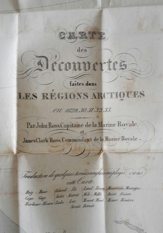 RELATION DU SECOND VOYAGE D'UN PASSAGE AU NORD-OUEST JOHN ROSS …