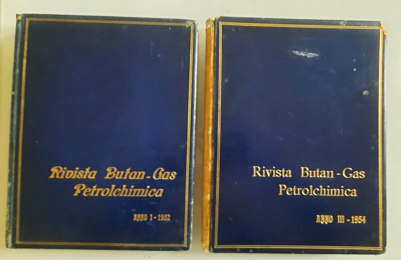 RIVISTA BUTAN - GAS PETTROLCHIMICA ANNO 1° 1952 / 3° …