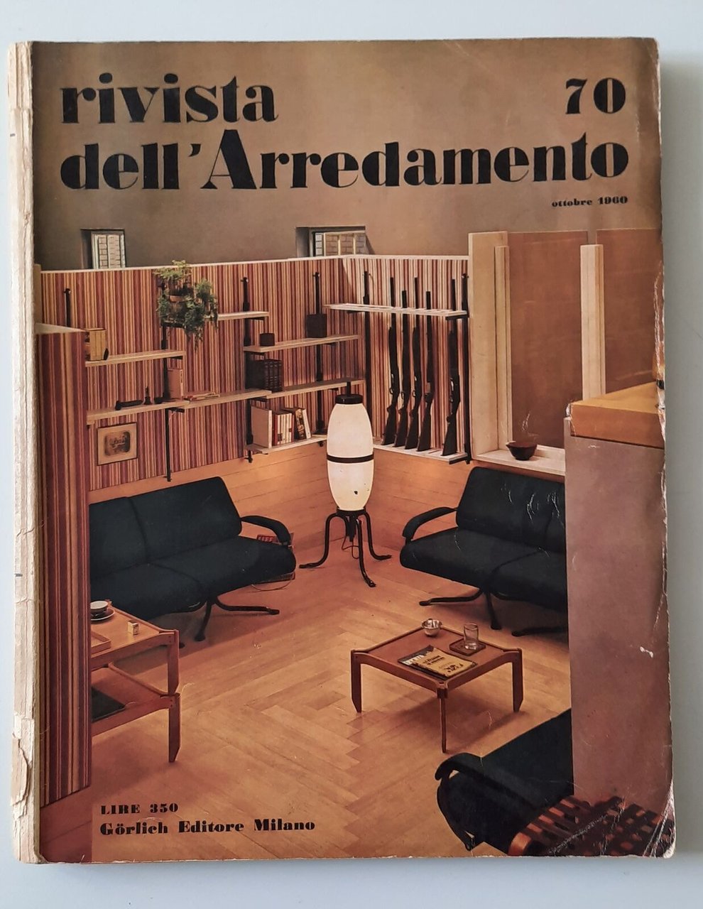 RIVISTA DELL'ARREDAMENTO N. 70 OTTOBRE 1960 GORLICH