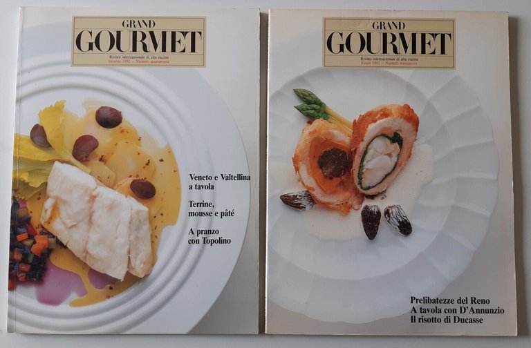 RIVISTA INTERNAZIONALE GRAND GOURMET SCOMPLETA 1986-1996