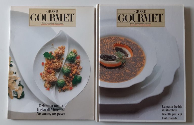 RIVISTA INTERNAZIONALE GRAND GOURMET SCOMPLETA 1986-1996