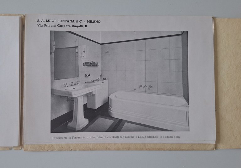 S.A. LUIGI FONTANA & C. MILANO CATALOGO REPARTO RIVESTIMENTI | Immagine Gallery 3