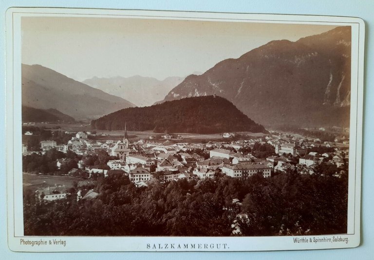 SALZKAMMERGUT 7 FOTOGRAFIE ORIGINALI PRIMO '900 WURTHLE & SPINNHIRN SALZBURG