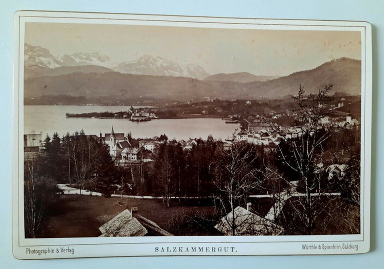 SALZKAMMERGUT 7 FOTOGRAFIE ORIGINALI PRIMO '900 WURTHLE & SPINNHIRN SALZBURG