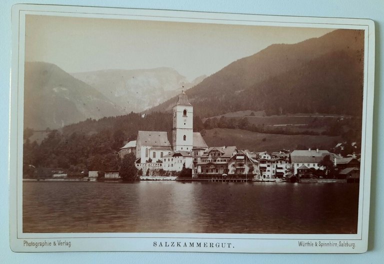 SALZKAMMERGUT 7 FOTOGRAFIE ORIGINALI PRIMO '900 WURTHLE & SPINNHIRN SALZBURG