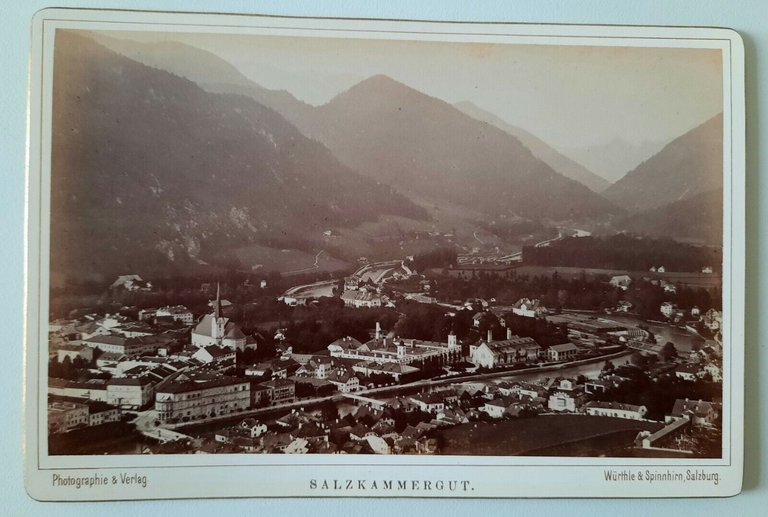 SALZKAMMERGUT 7 FOTOGRAFIE ORIGINALI PRIMO '900 WURTHLE & SPINNHIRN SALZBURG