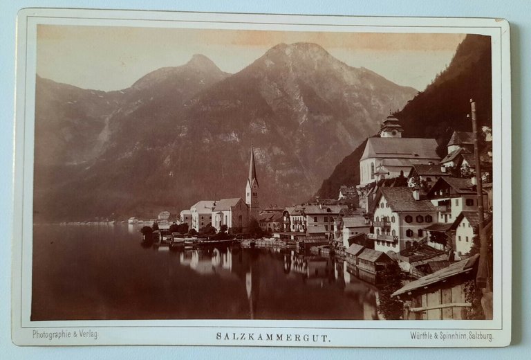 SALZKAMMERGUT 7 FOTOGRAFIE ORIGINALI PRIMO '900 WURTHLE & SPINNHIRN SALZBURG