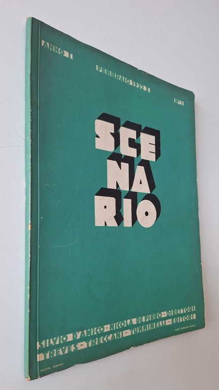 SCENARIO RIVISTA DI TEATRO ANNO 1° N.1 FEBBRAIO 1932 SILVIO … | Immagine Gallery 3