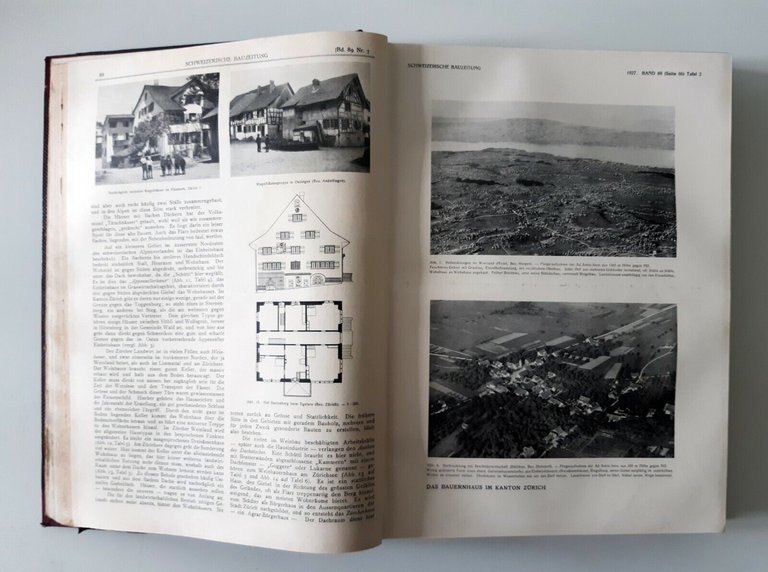 SCHWEIZERISCHE BAUZEITUNG REVUE POLYTECHNIQUE SUISSE ANNATA 1927