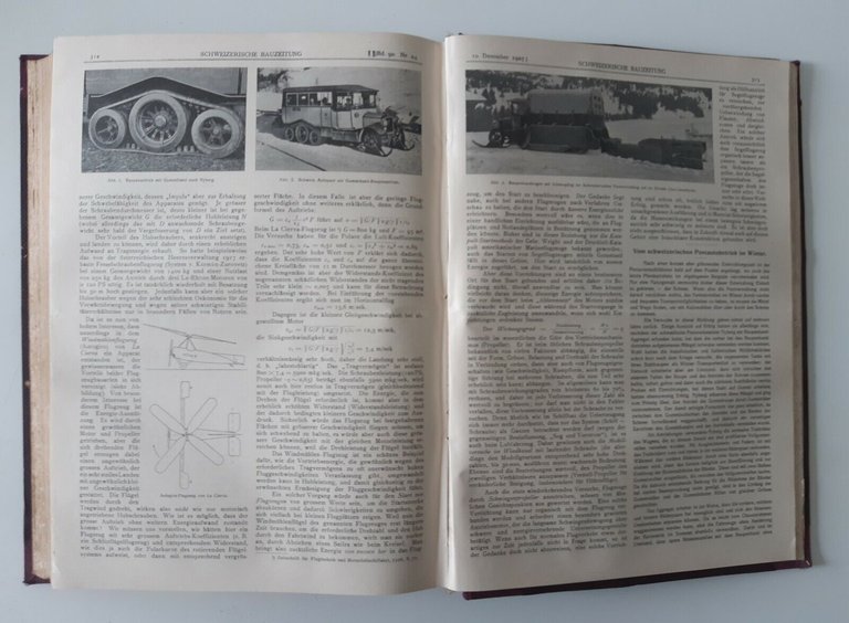 SCHWEIZERISCHE BAUZEITUNG REVUE POLYTECHNIQUE SUISSE ANNATA 1927