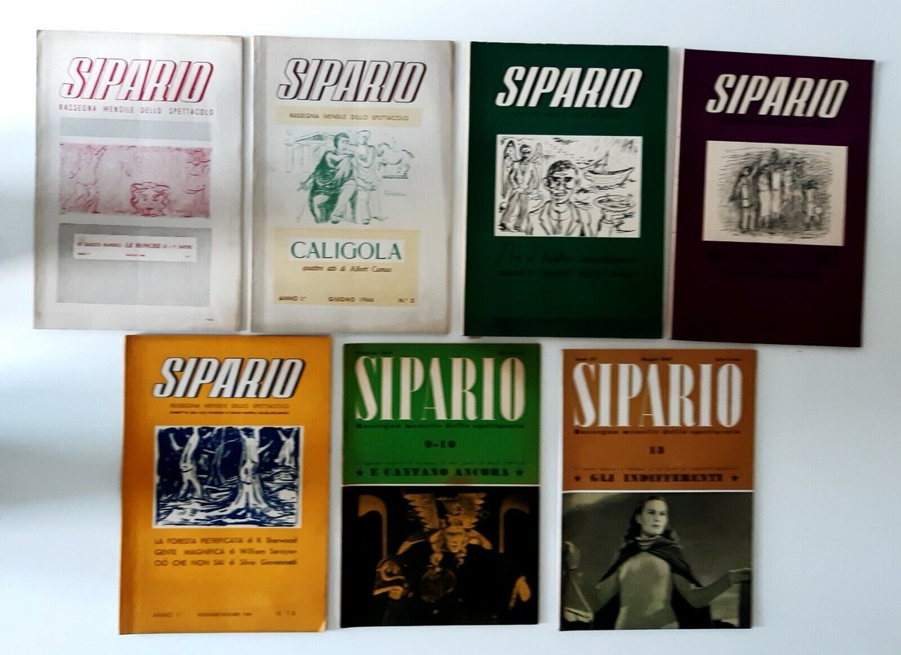 SIPARIO RASSEGNA MENSILE DELLO SPETTACOLO N. 1 - 2-4/5 - …