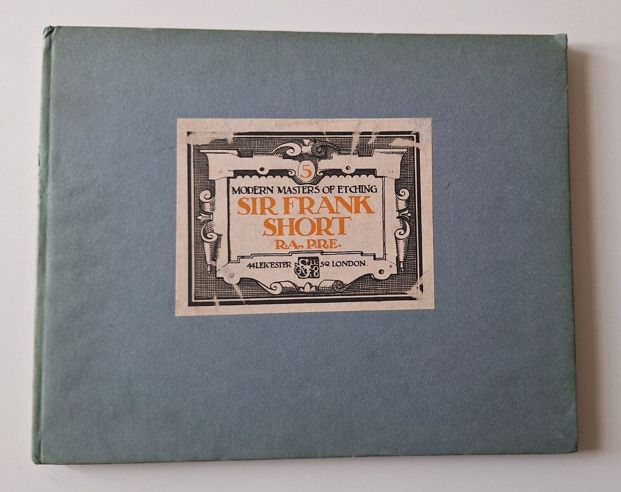 SIR FRANK SHORT MODERN MASTER OF ETCHING THE STUDIO 1925