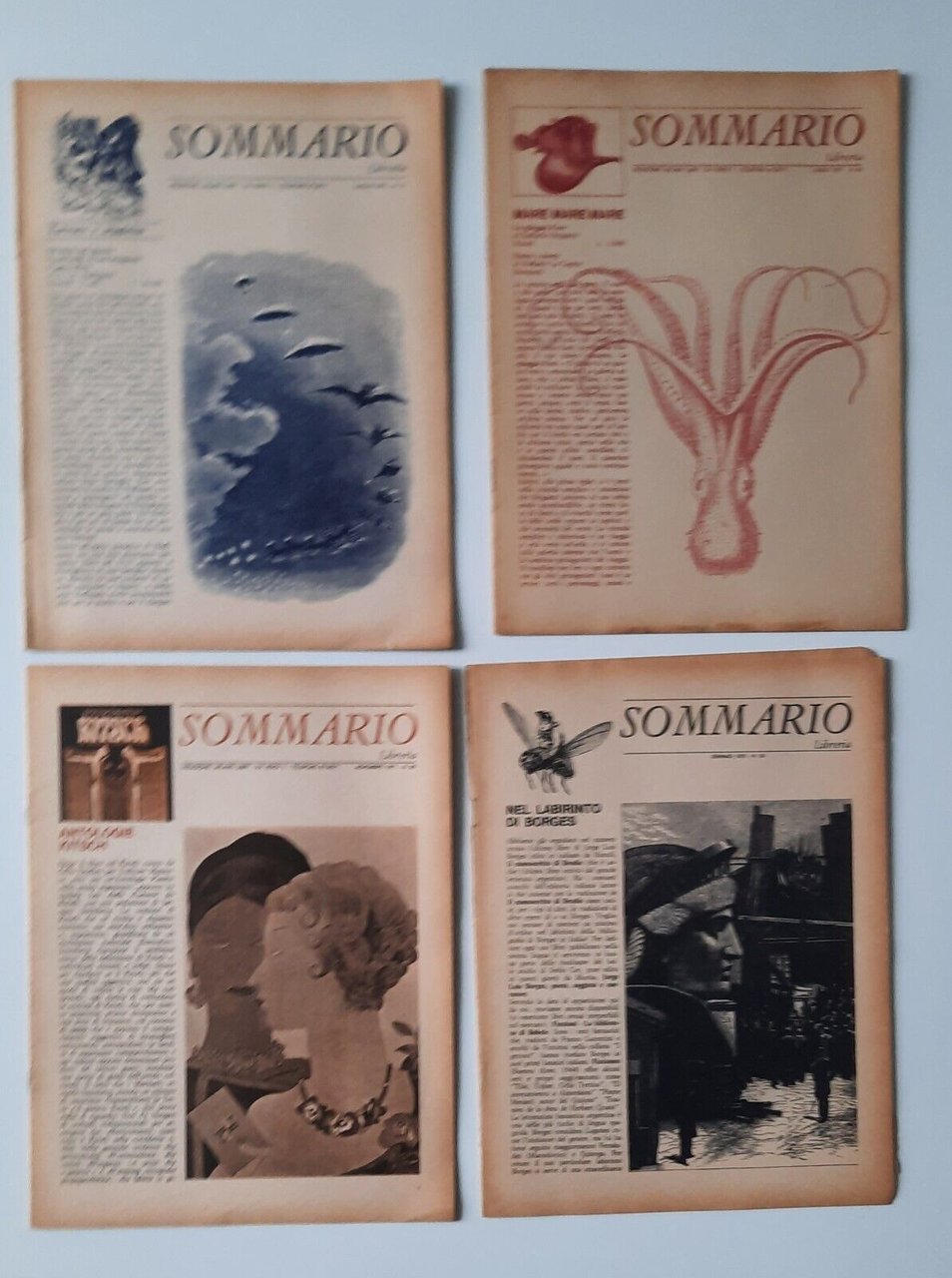 SOMMARIO LIBRERIA BOLLETTINO MENSILE MILANO LIBRI DAL 1970 AL 1972 …