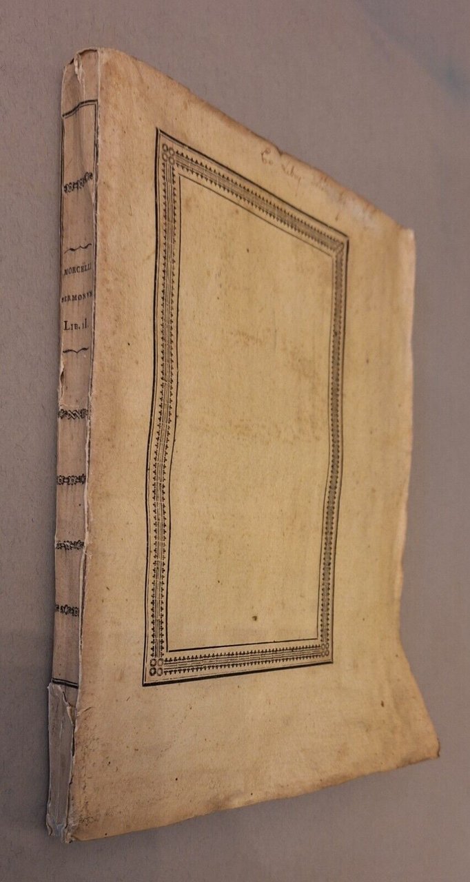 STEPH ANTONII MORCELLI SERMONUM LIBRI II BRIXIAE EX OFFICINA BETTONIANA …