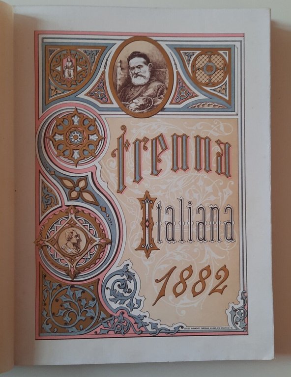 STRENNA ITALIANA ANNO XLVIII MILANO STABILIMENTI RIPAMONTI CARPANO 1882