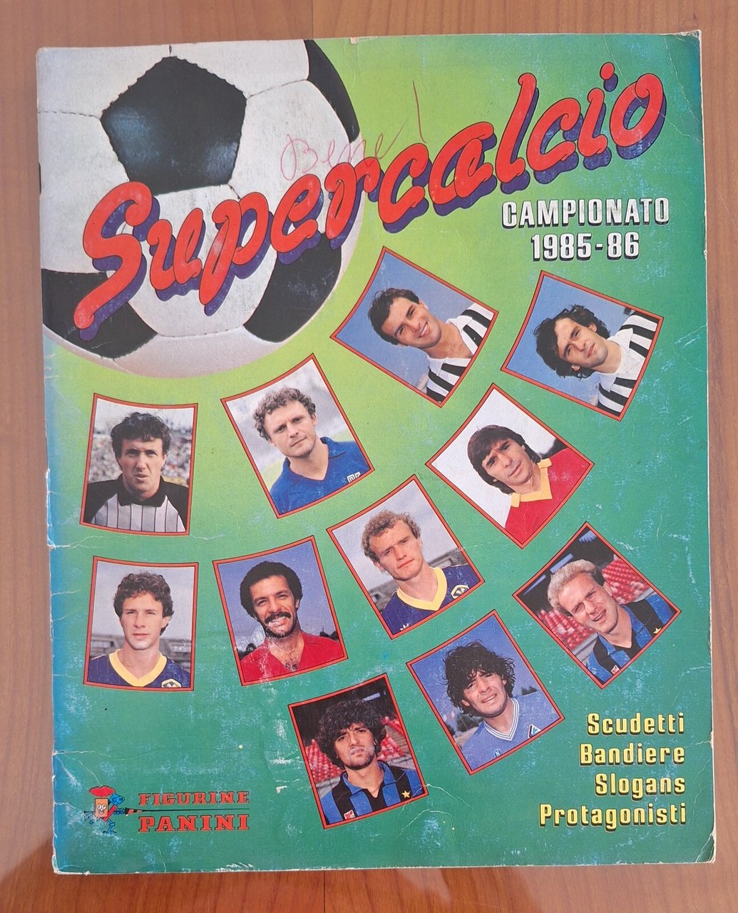 SUPERCALCIO CAMPIONATO 1985 - 86 FIGURINE PANINI ALBUM SCOMPLETO