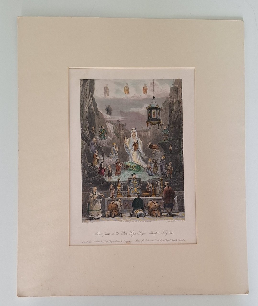 T. ALLOM ALTAR PIECE IN YUN STZOO STZEE TEMPLE PRINT … | Immagine principale