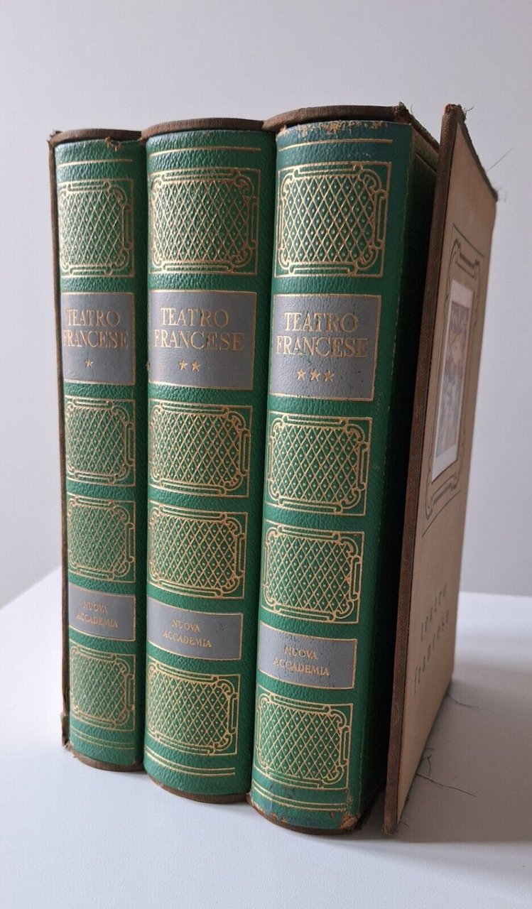 TEATRO FRANCESE NUOVA ACCADEMIA 3 VOLUMI