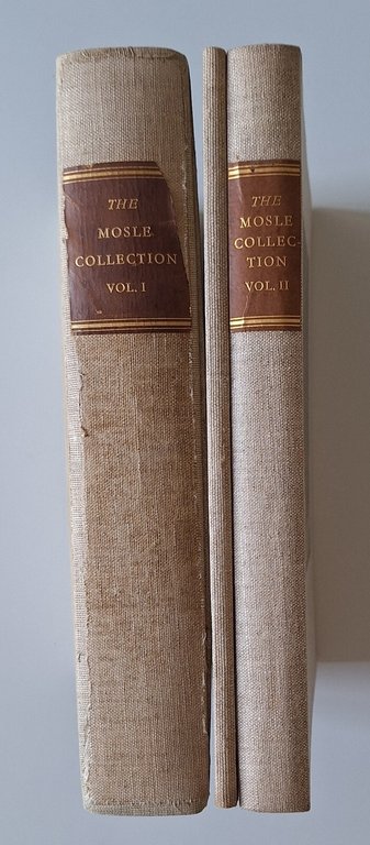 THE MOSLE COLLECTION DESCRIPTIVE CATALOGUE LEIPZIG POESCHEL & TREPTE 1933 …