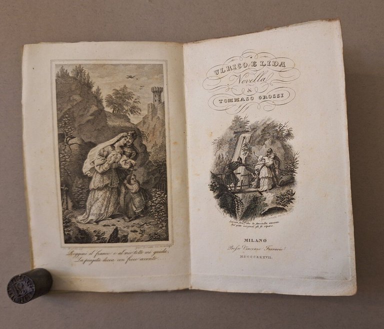 TOMMASO GROSSI ULRICO E LIDIA PRESS V. FERRARIO 1837