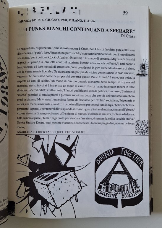 TOMMASO TOZZI OPPOSIZIONI '80 THX1138 1991