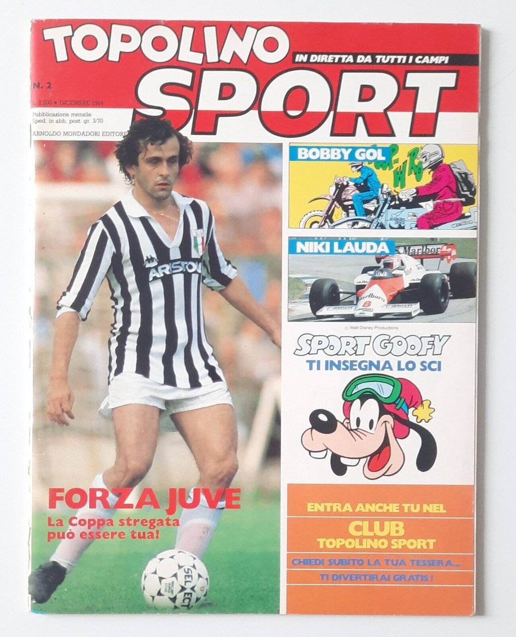 TOPOLINO SPORT N. 2 DICEMBRE 1984