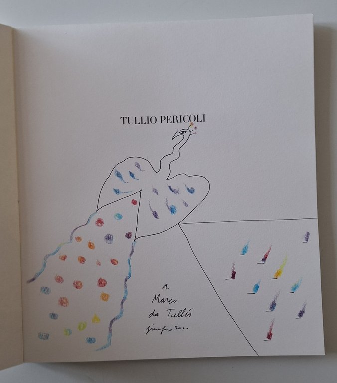 TULLIO PERICOLI DISEGNI CARTONATI SALA GARZANTI ELECTA 2000 DISEGNO ORIGINALE